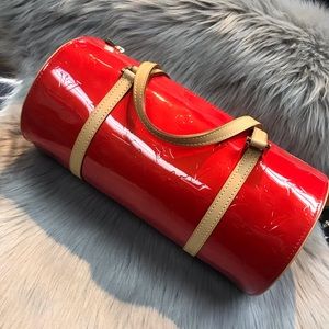 Louis Vuitton Vernis Bedford hand bag in red